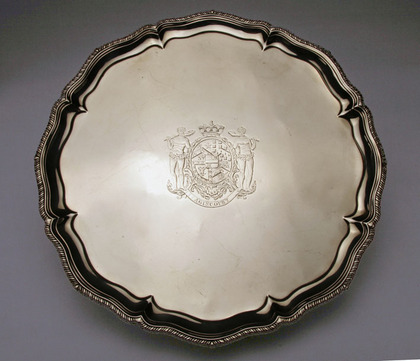 Georgian Silver Salver - Agincourt Armorial - Baron John Wodehouse, 1st Earl of Kimberley
